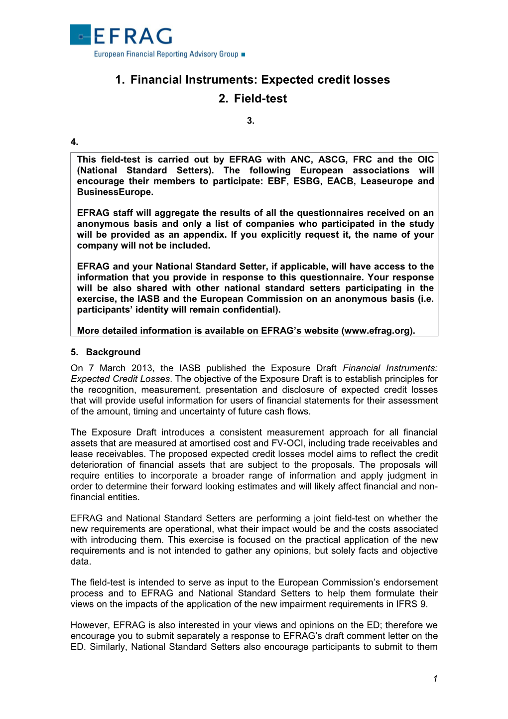 Financial Instruments: Expected Credit Losses