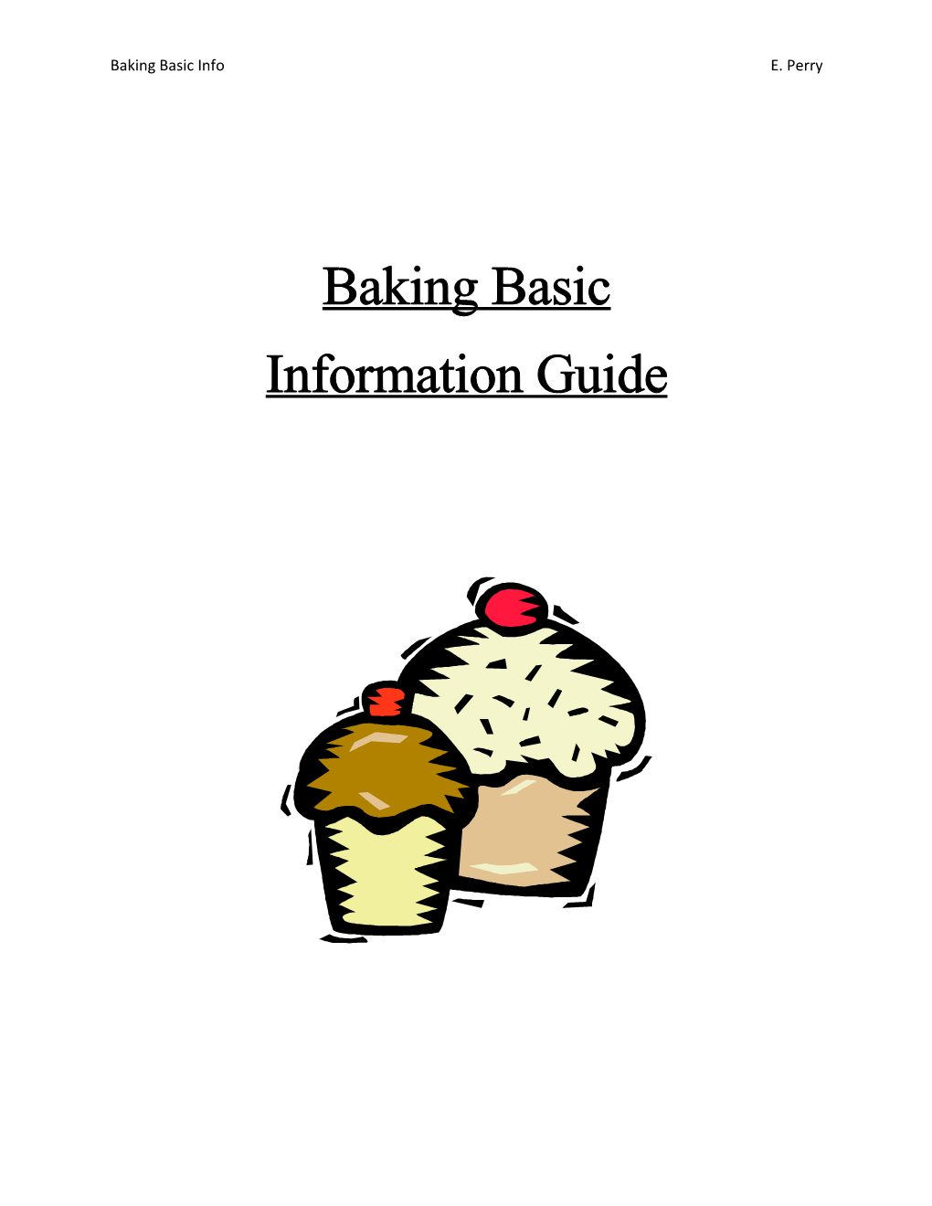 Baking Basic Infoe. Perry