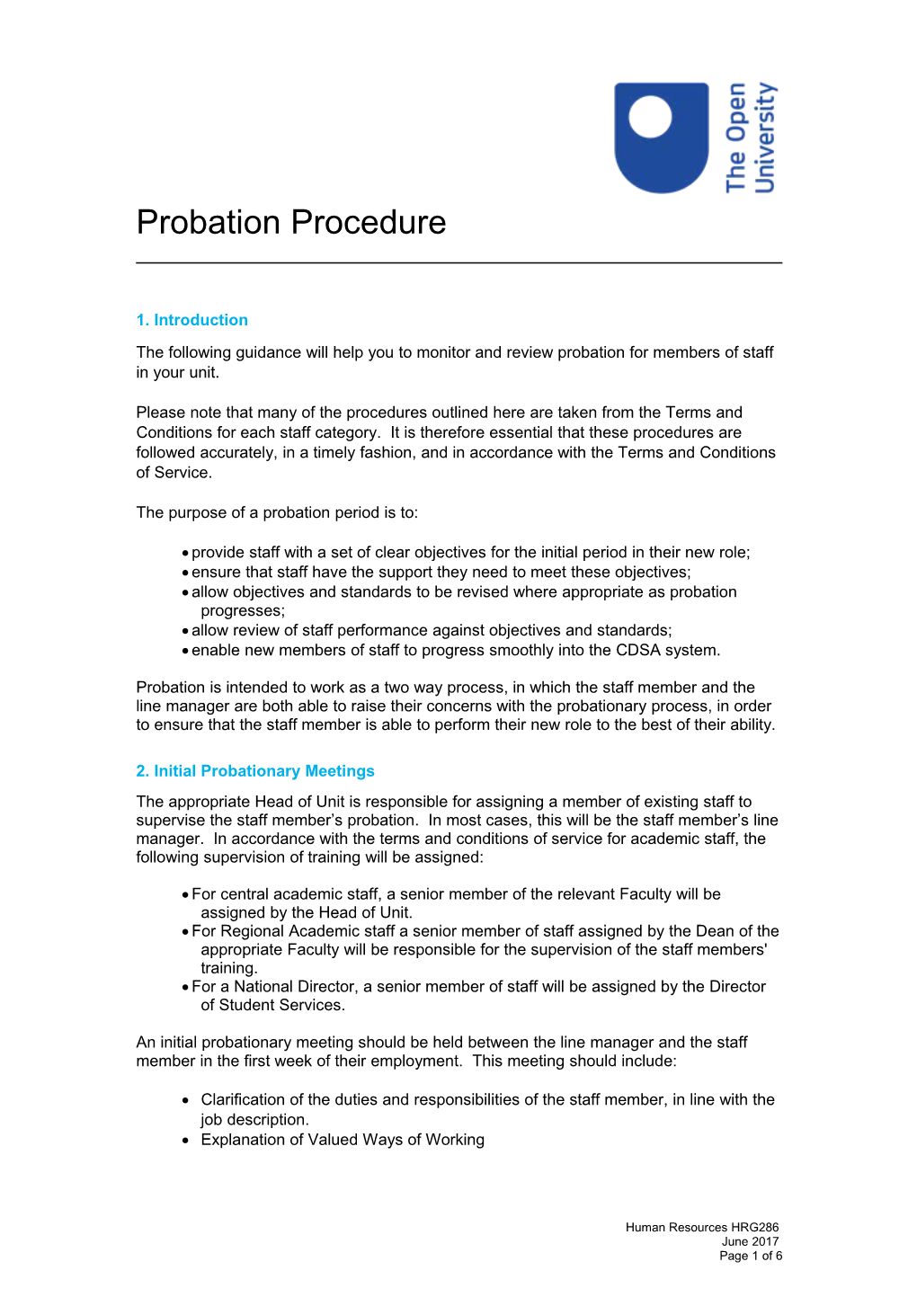 The Purpose of a Probation Period Is To