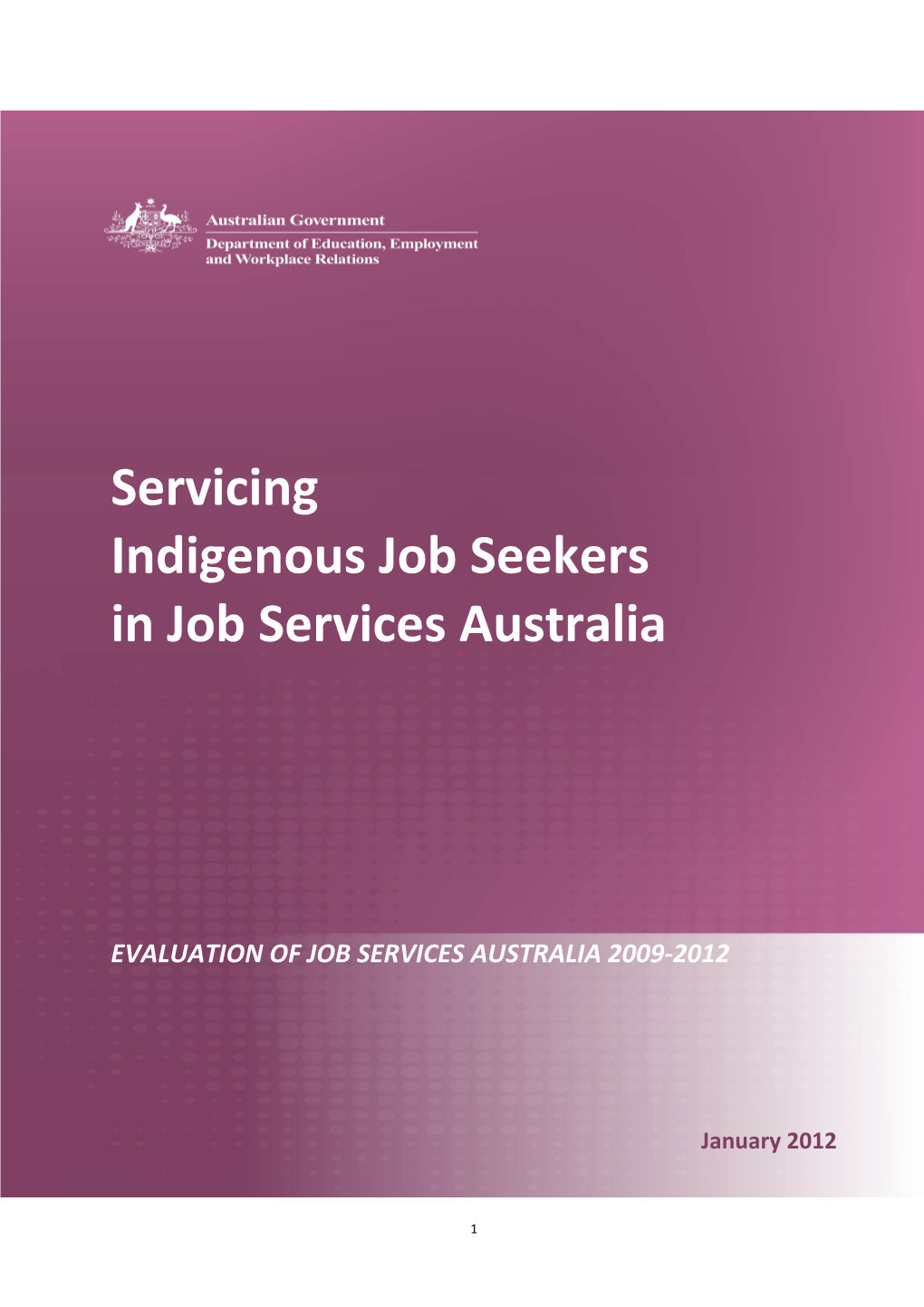 Evaluation of Job Services Australia 2009-2012 s2