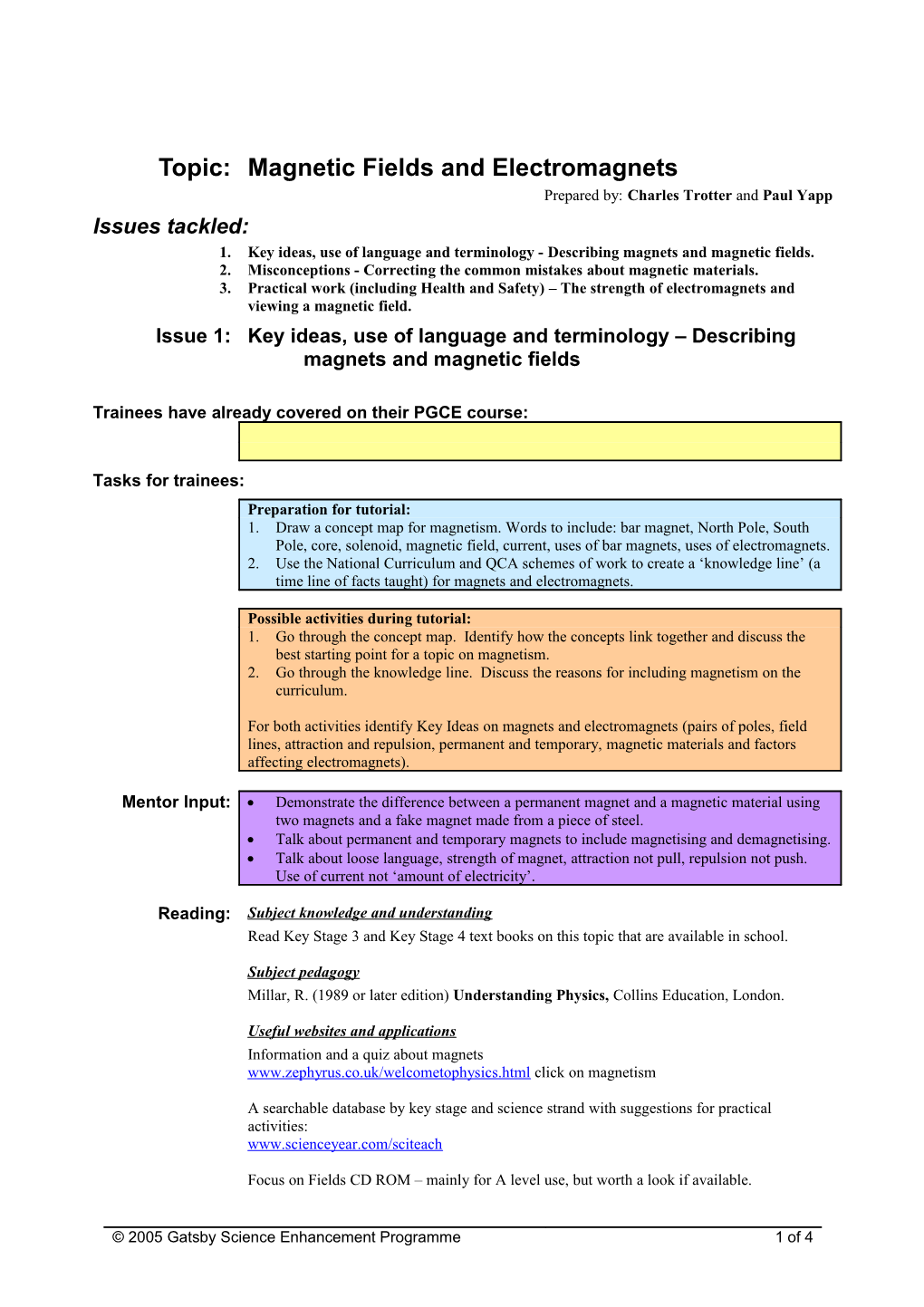 Magnetic Fields and Electromagnets