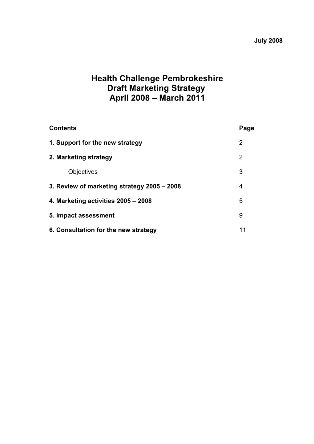 Health Challenge Pembrokeshire