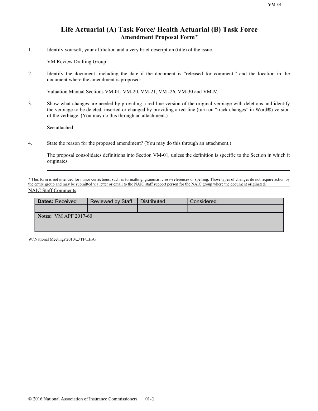 Definitions for Terms in Requirements VM-01