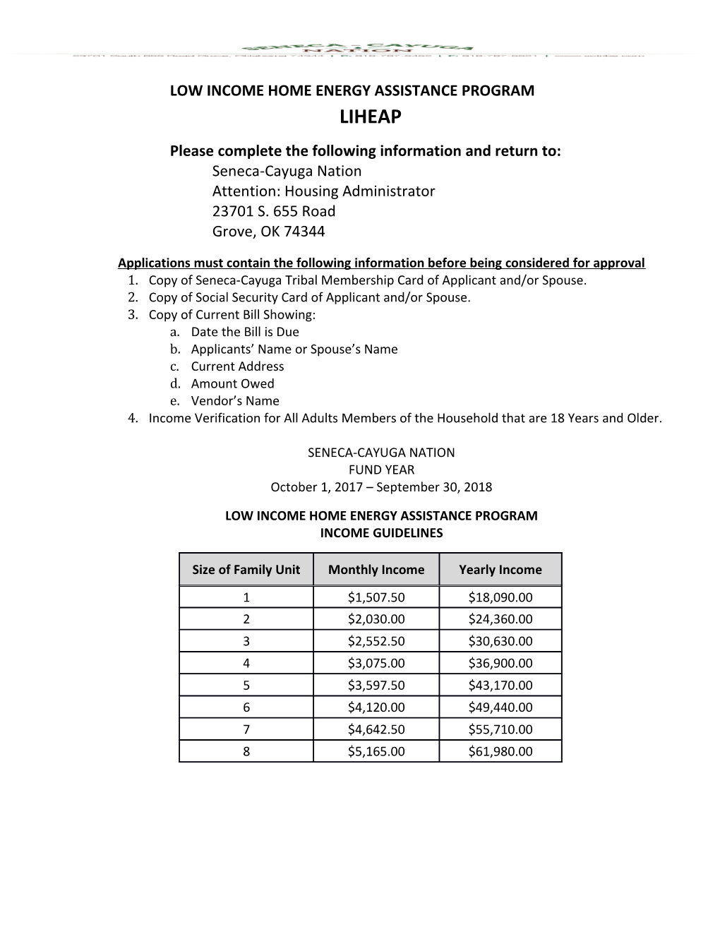 Low Income Home Energy Assistance Program