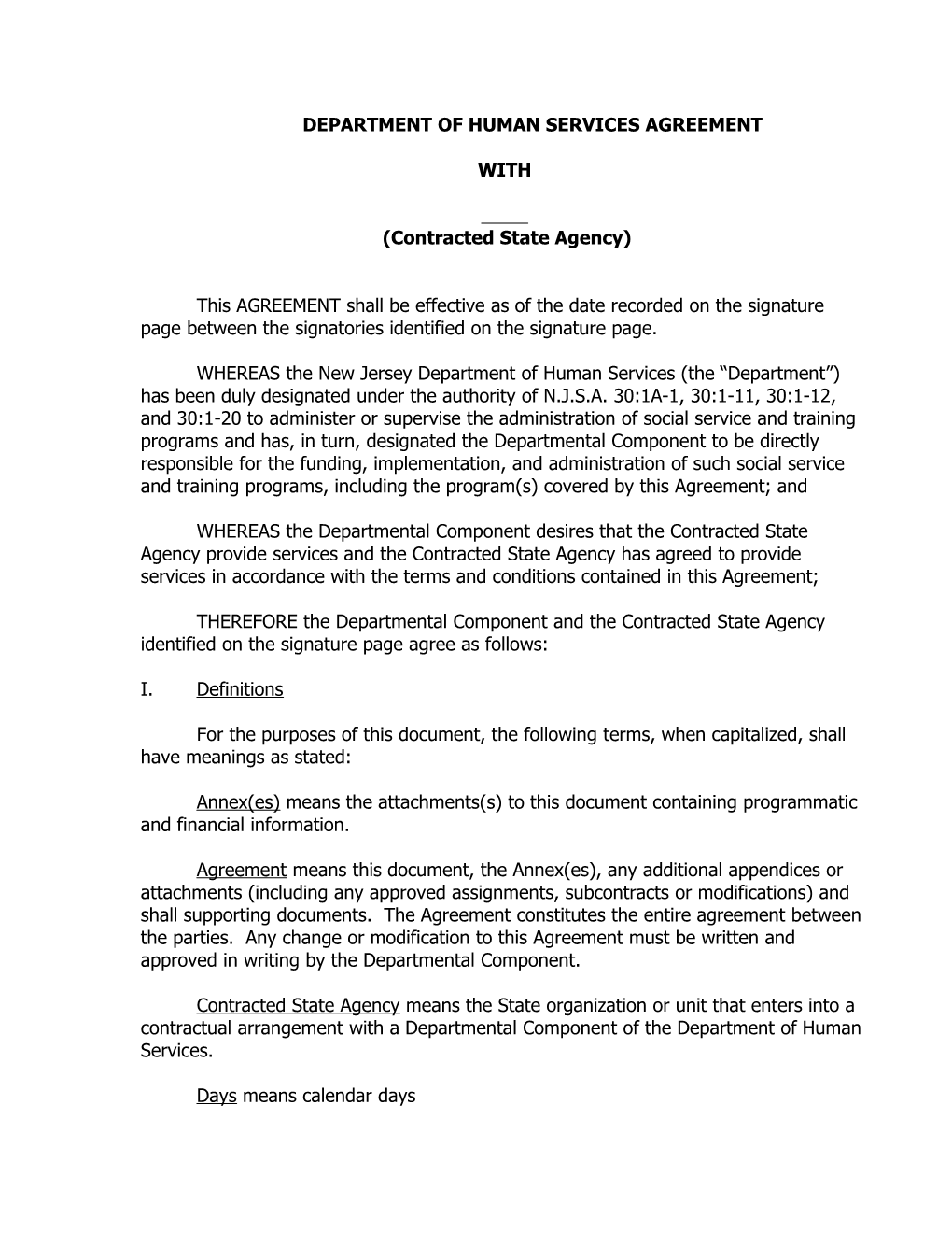 Department of Human Services Agreement s1
