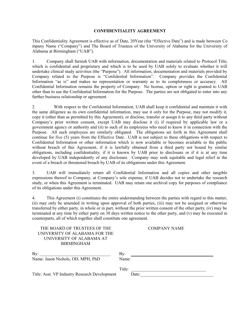 Confidentiality Agreement s9