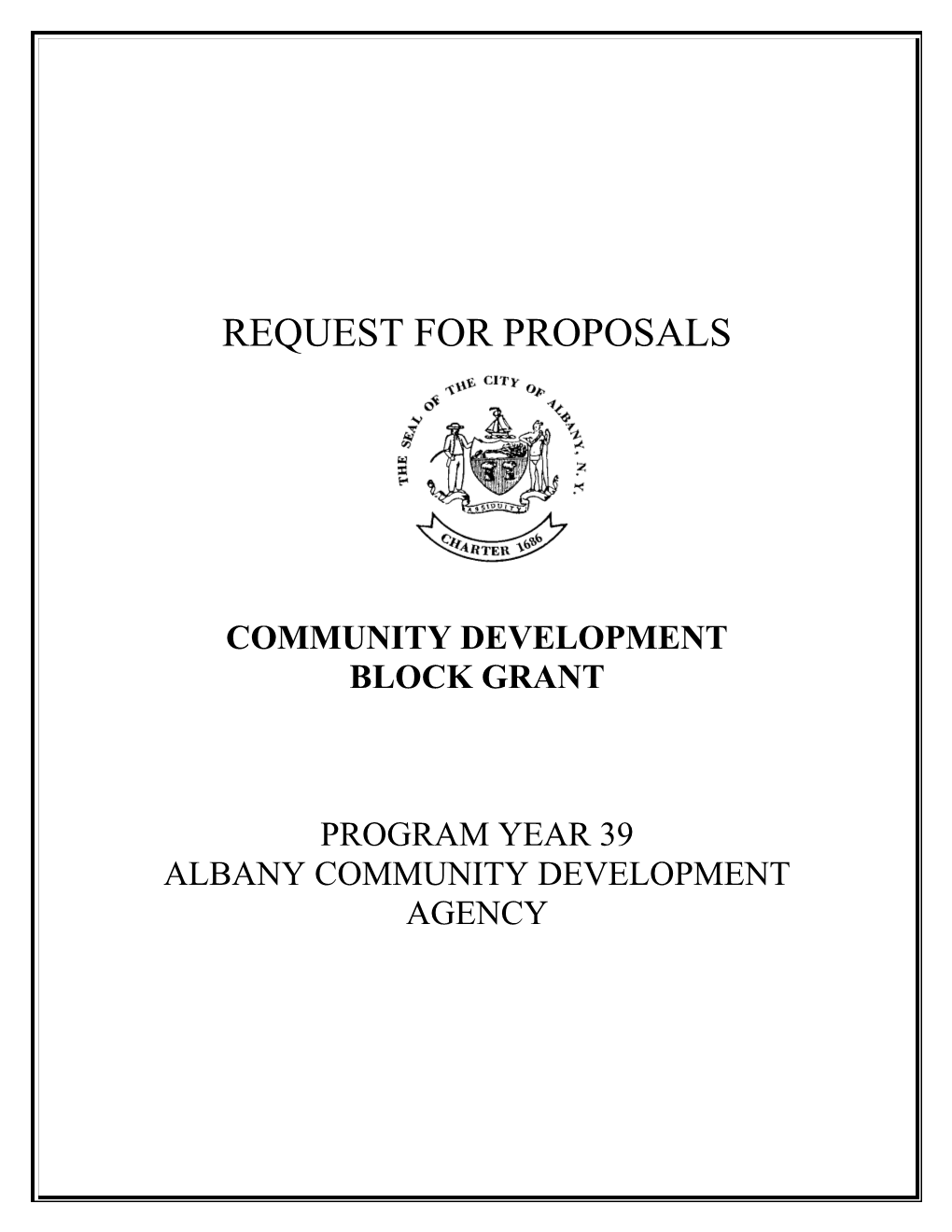 Community Development Block Grant (CDBG)