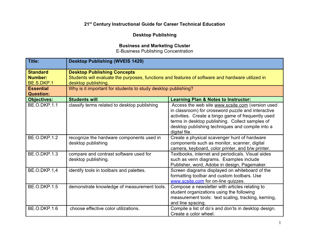 21St Century Instructional Guide for Career Technical Education s8