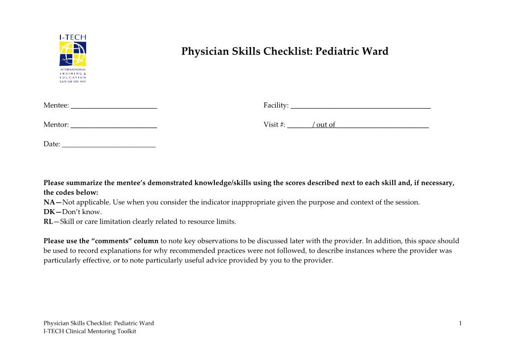 Training Implementation Assessment Tool for Nurses s2