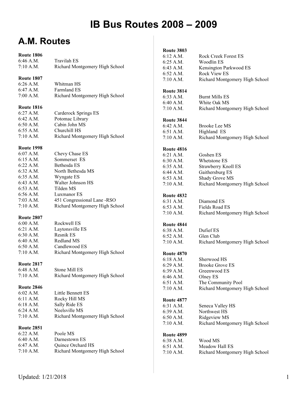 IB Bus Routes