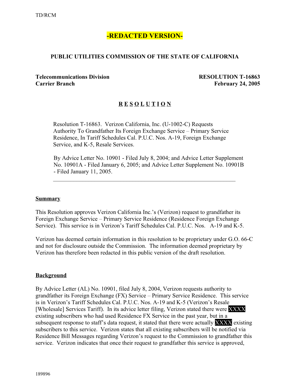 Public Utilities Commission of the State of California s52