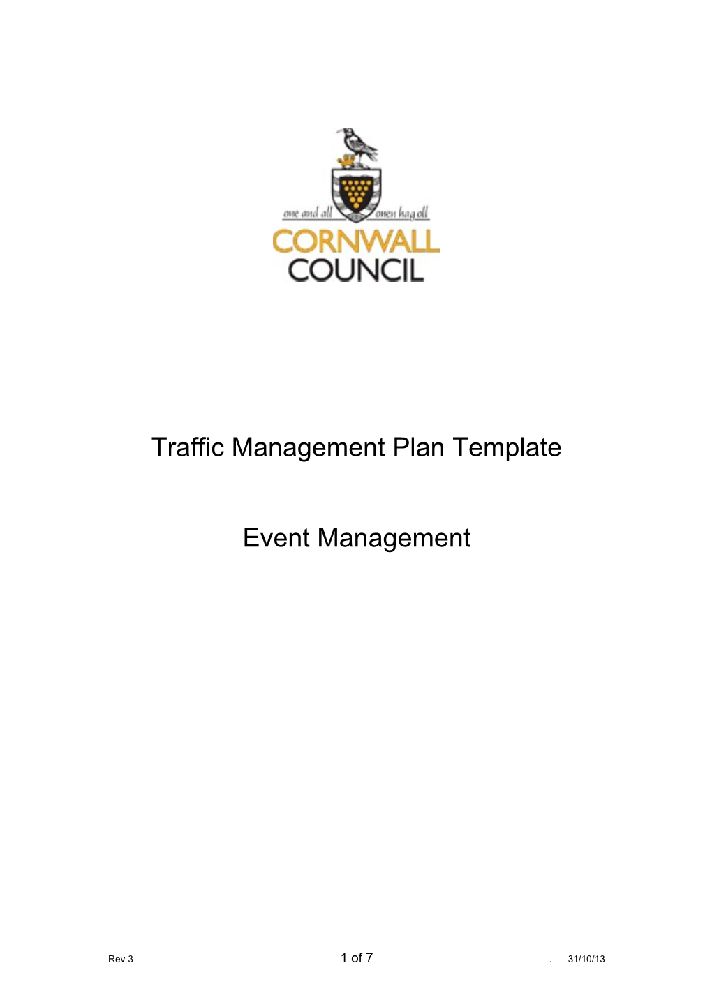 Traffic Management Plan