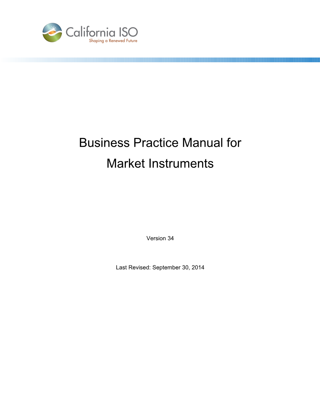 Business Practice Manual For s5