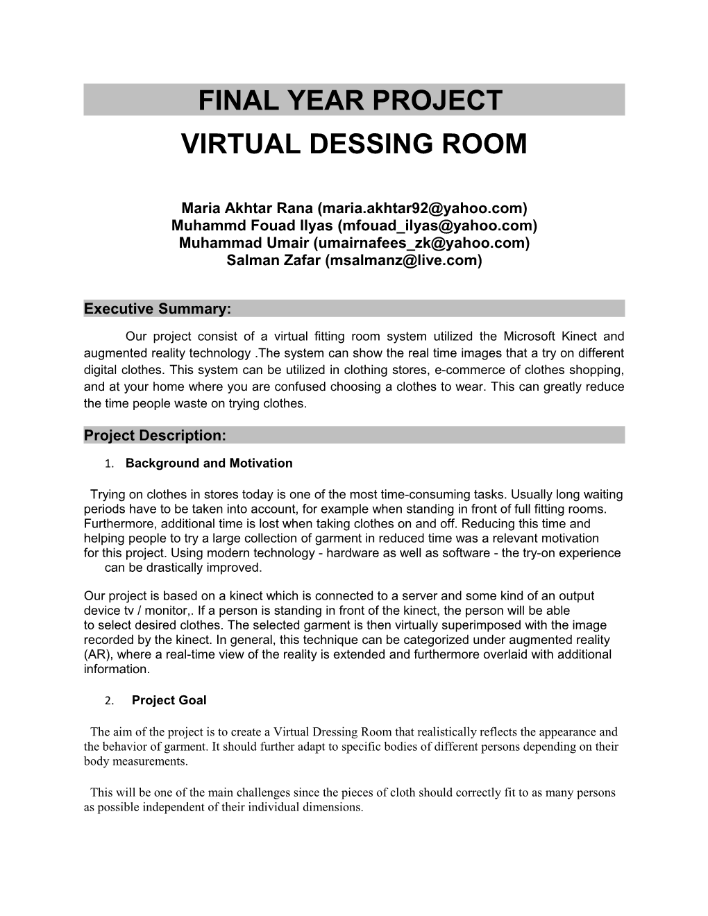 Virtual Dessing Room
