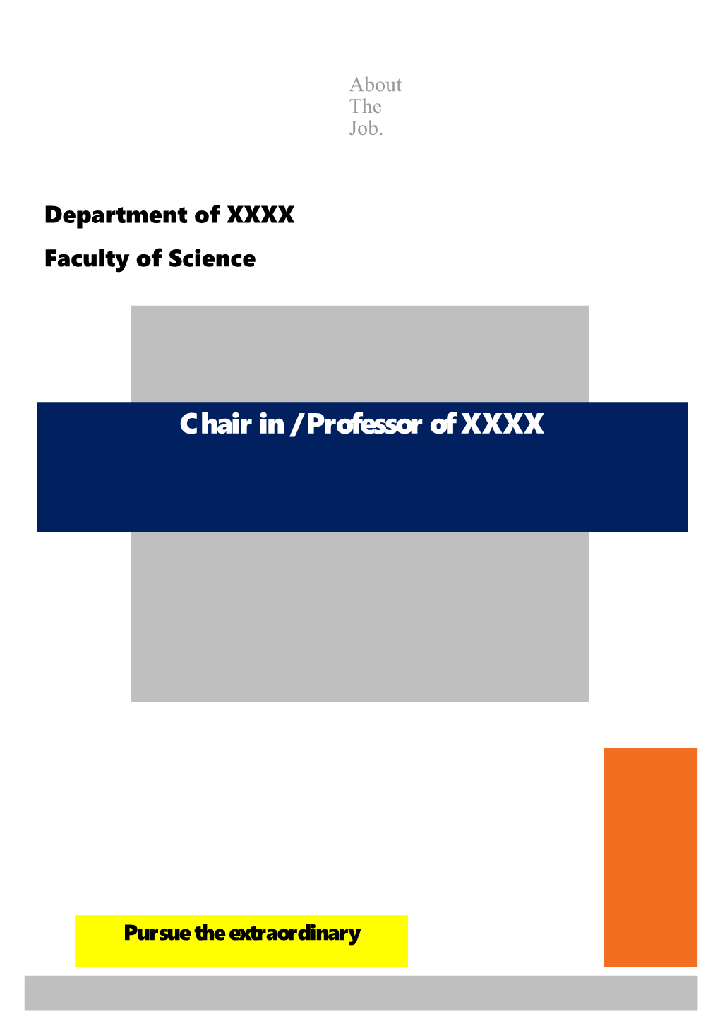 Department of XXXX