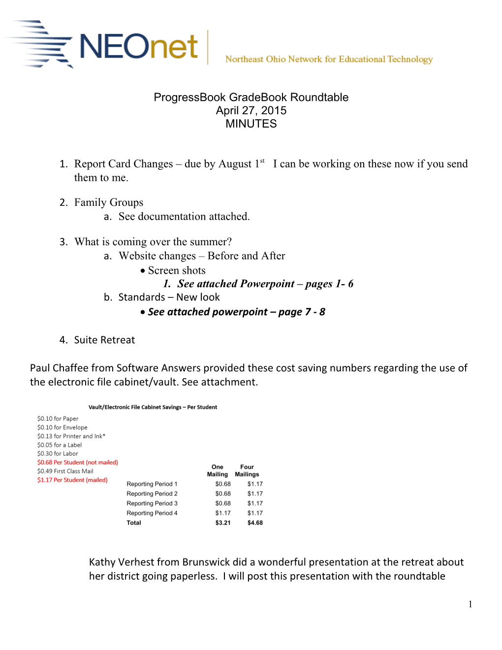 Progressbook Gradebook Roundtable