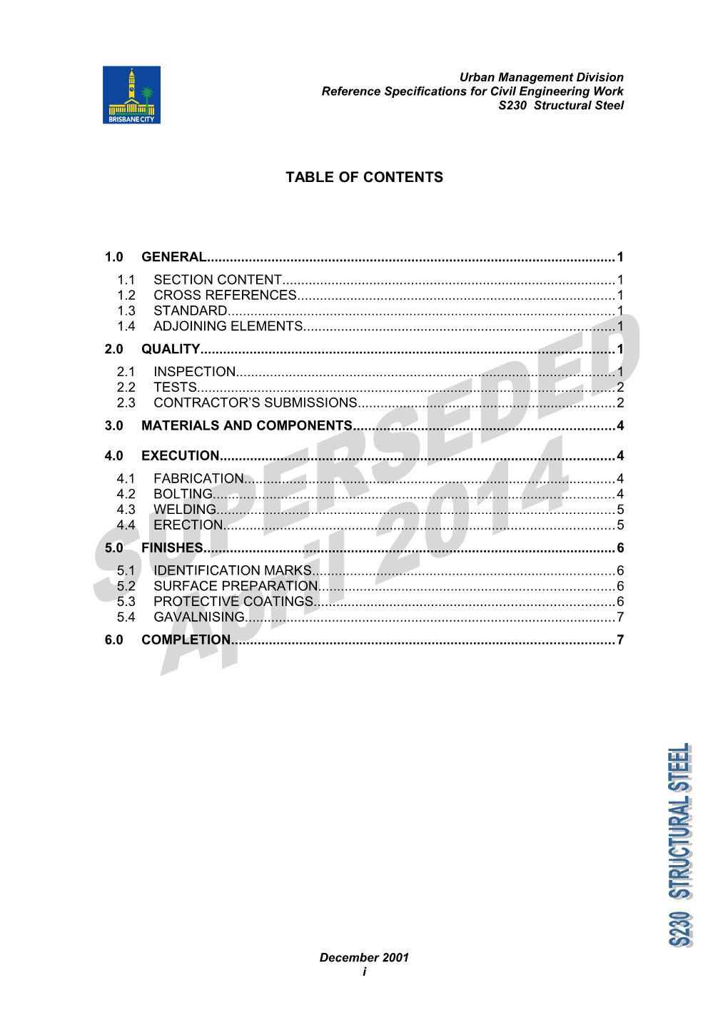 Reference Specifications for Civil Engineering Work 2001 s2