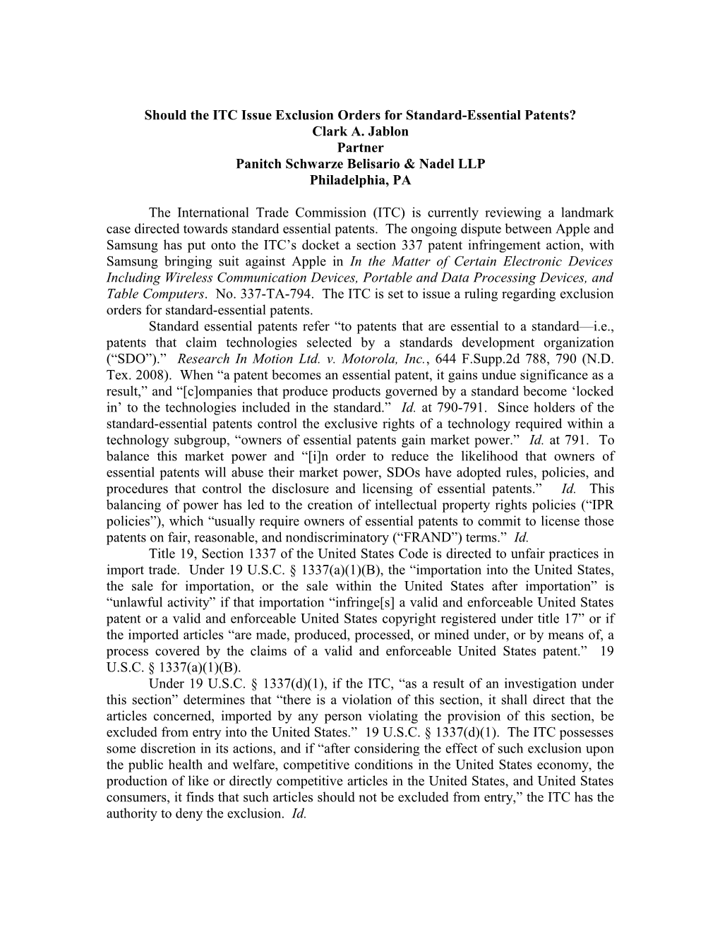 Joint Patent Practice Seminar Manuscript (00499767-2)