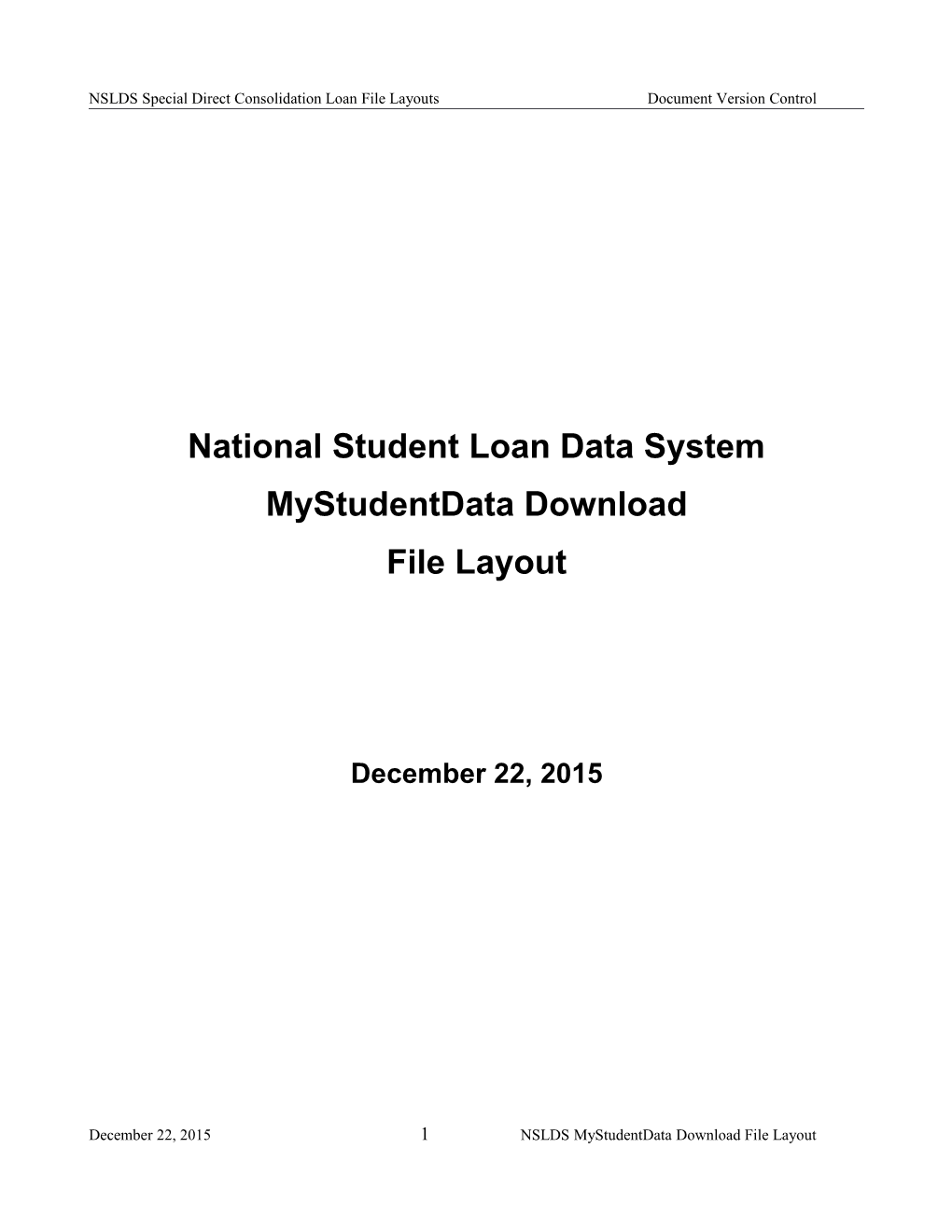 Mystudentdata Download File Layout