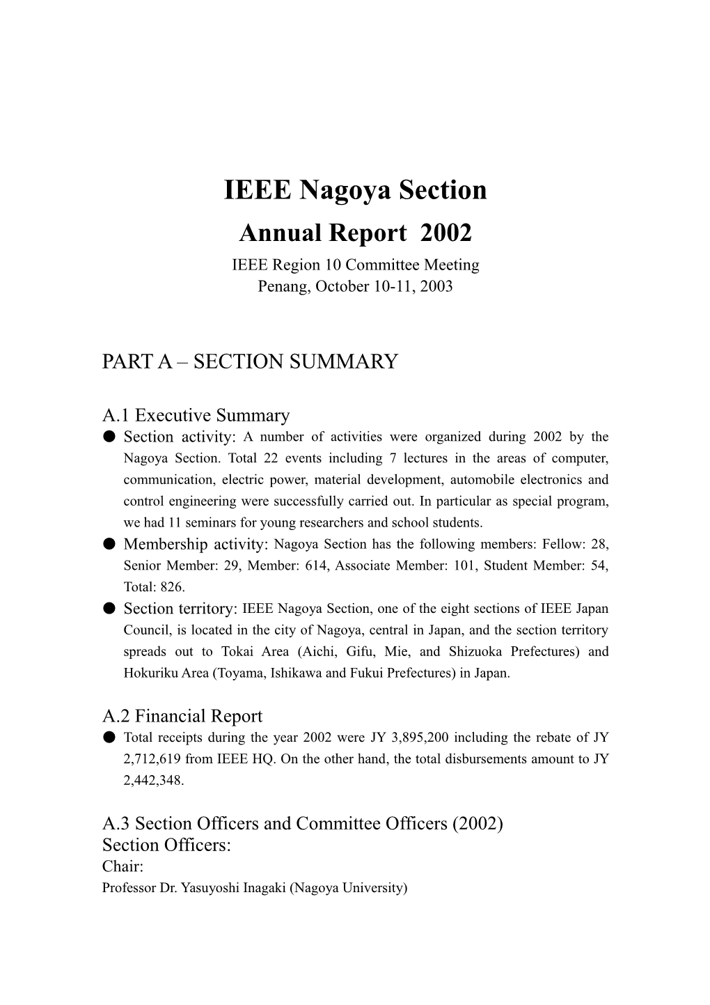 IEEE Nagoya Section