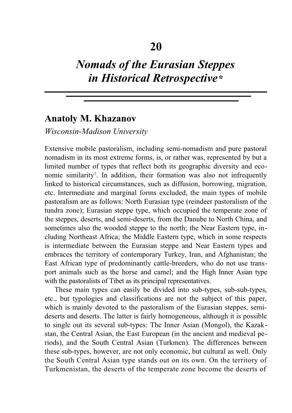 Khazanov / Nomads of the Eurasian Steppes 477