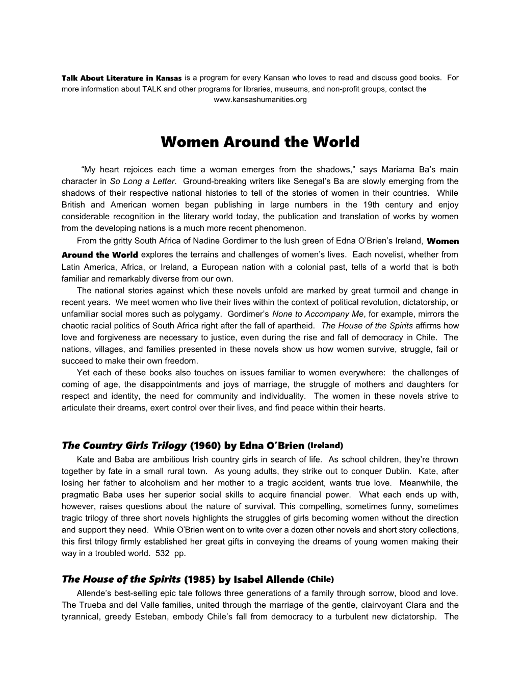 Women Around the World