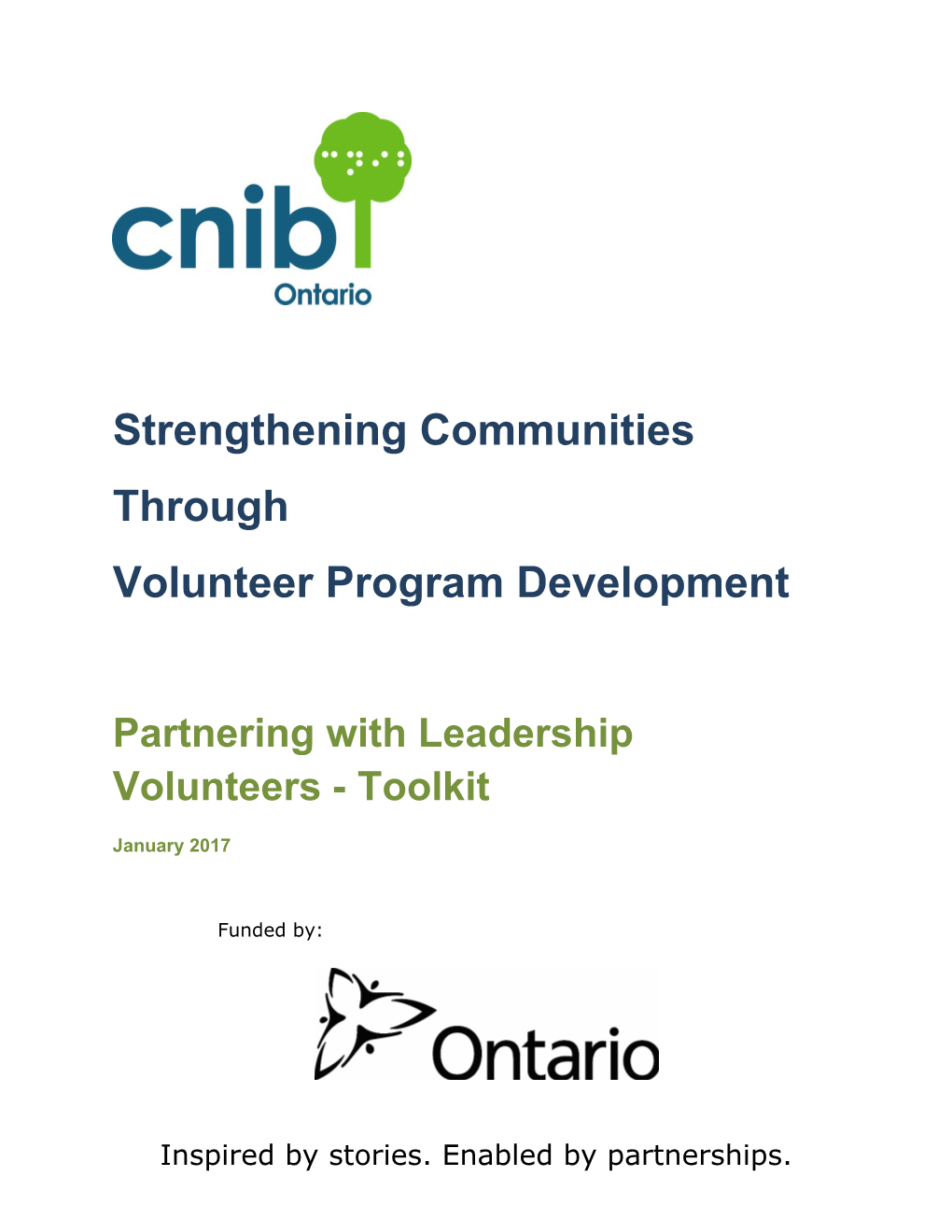 Partnering with Leadership Volunteers - Toolkit