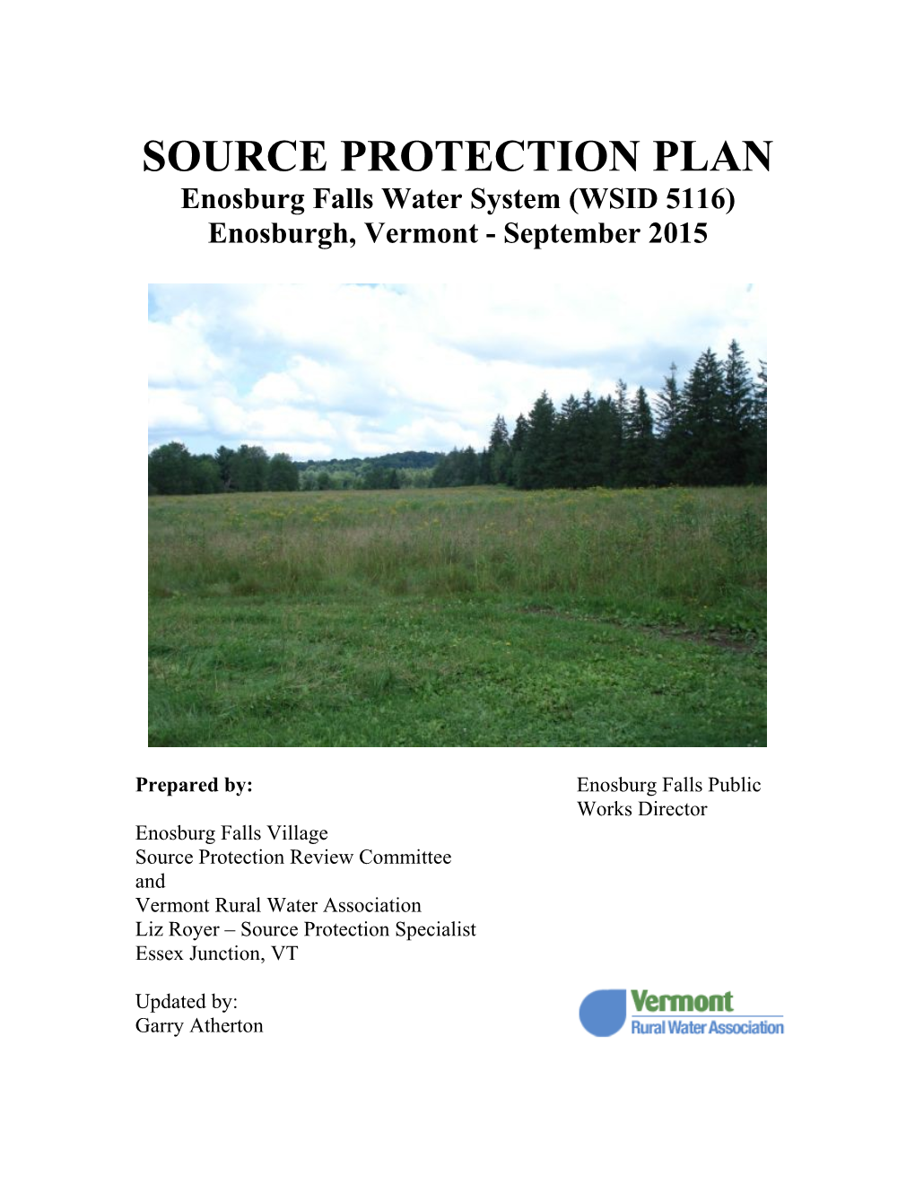 Source Protection Plan