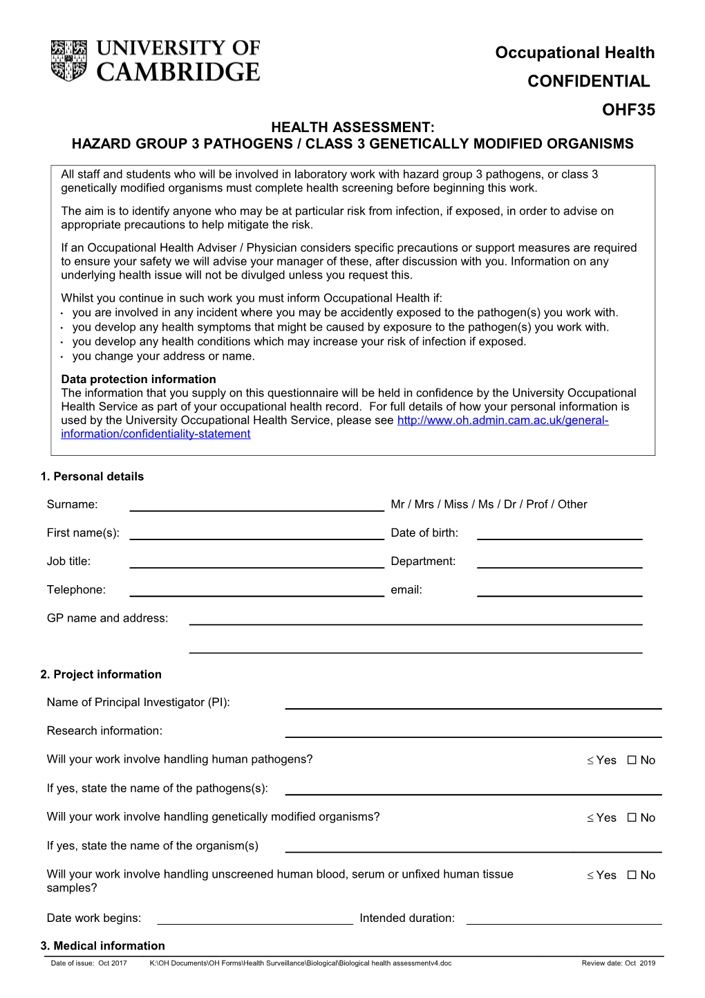 T Spot Testing Procedure