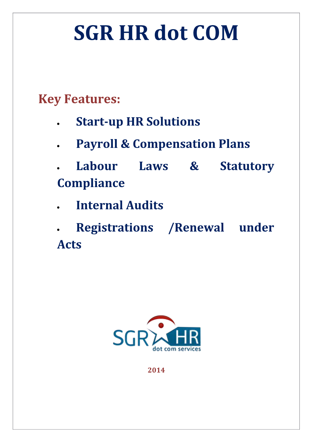 Sgr HR Dot COM Services
