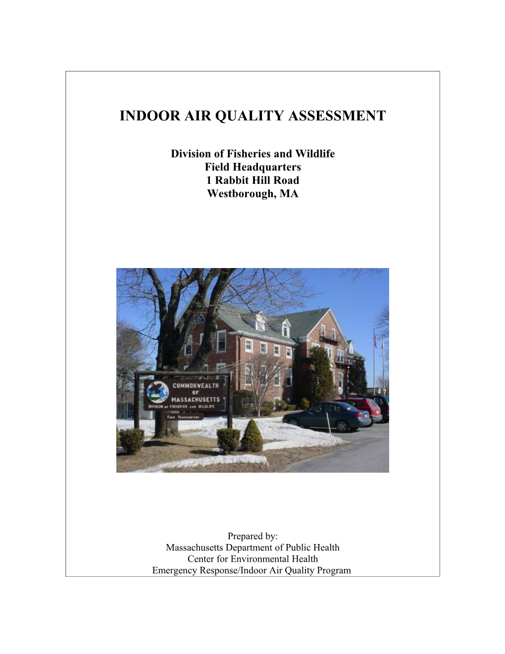 Indoor Air Quality Assessment s9