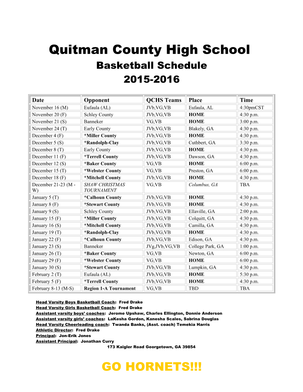 Quitman County High School