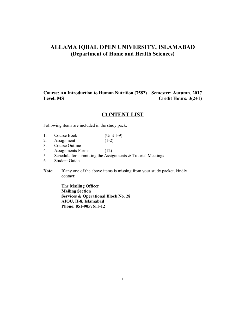 Allama Iqbal Open University s4