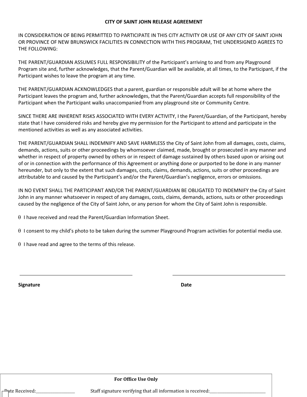 Registration and Release Agreement