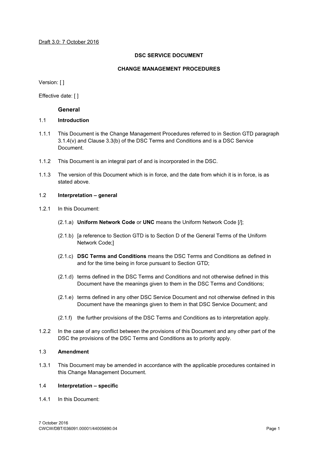 Dsc Service Document