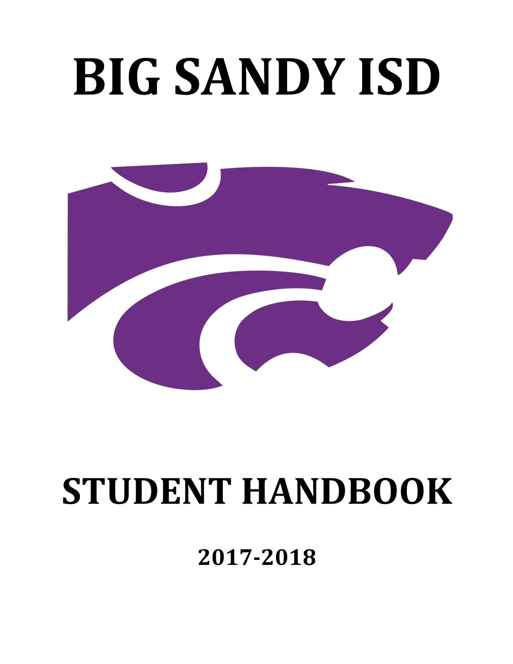 Your School's Name Student Handbook s1