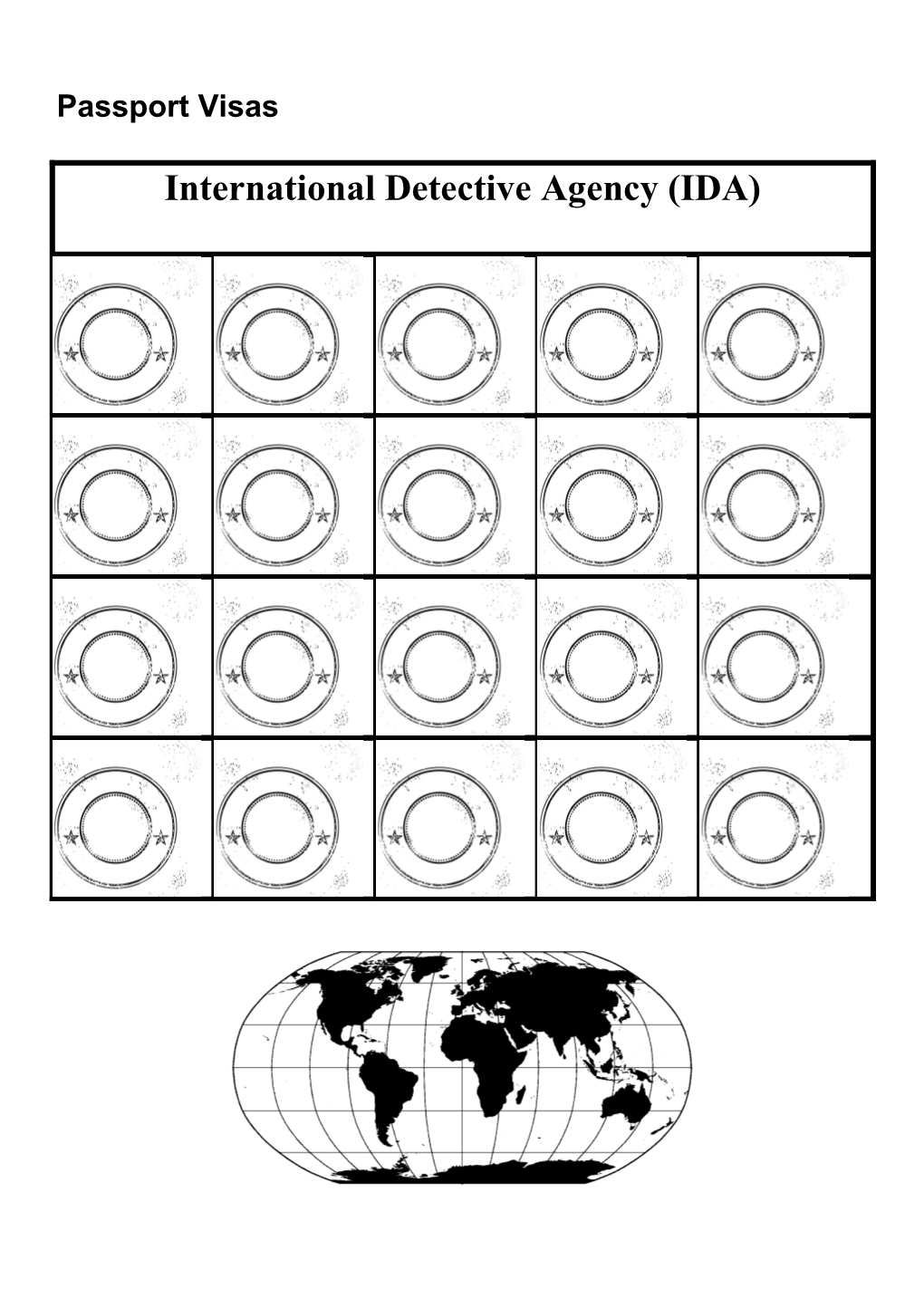 Passport Visas Answer Key