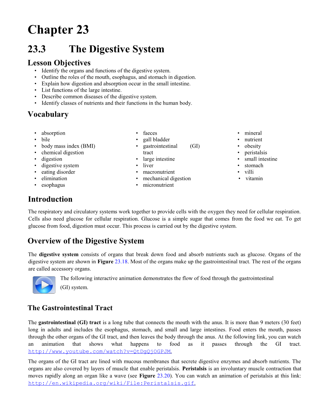 23.3The Digestive System