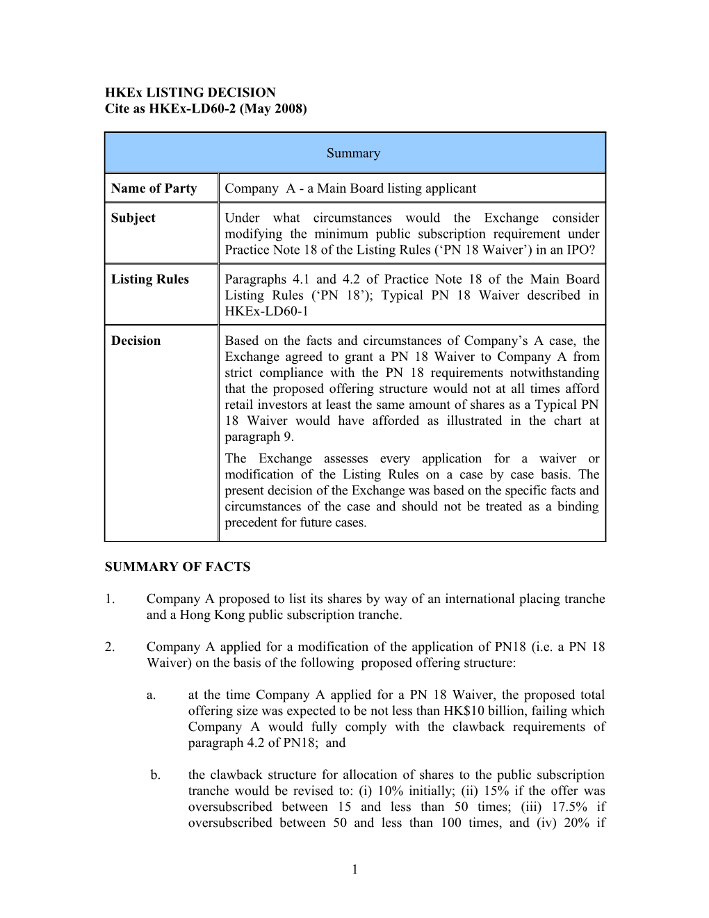 Hkex LISTING DECISION s2