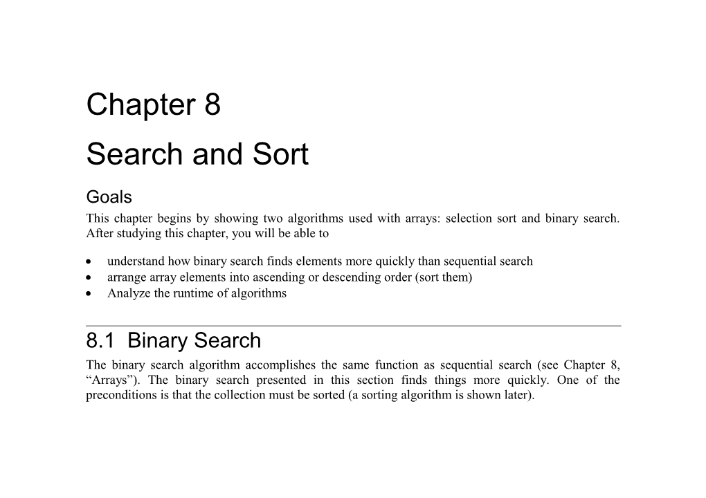 Understand How Binary Search Finds Elements More Quickly Than Sequential Search