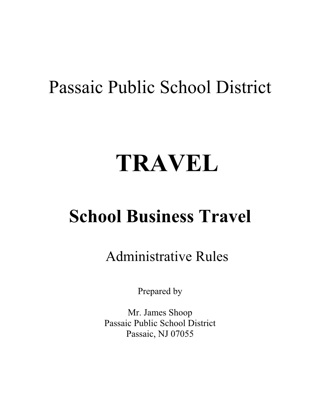 Passaic Public School District