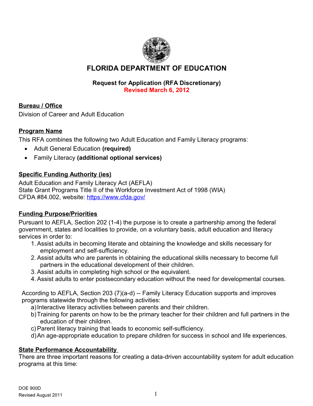 Florida Department of Education s7