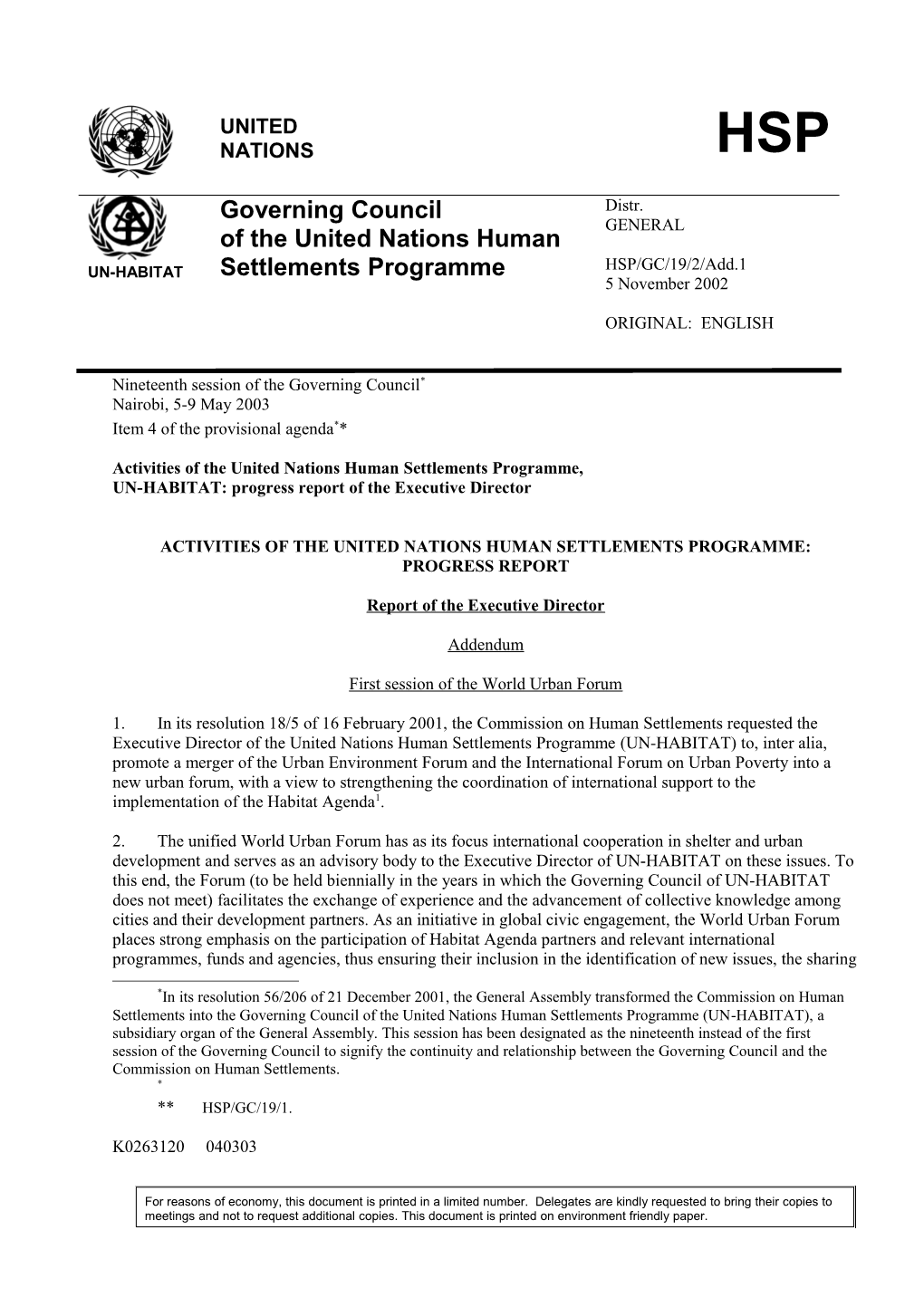 Of the United Nations Human s1