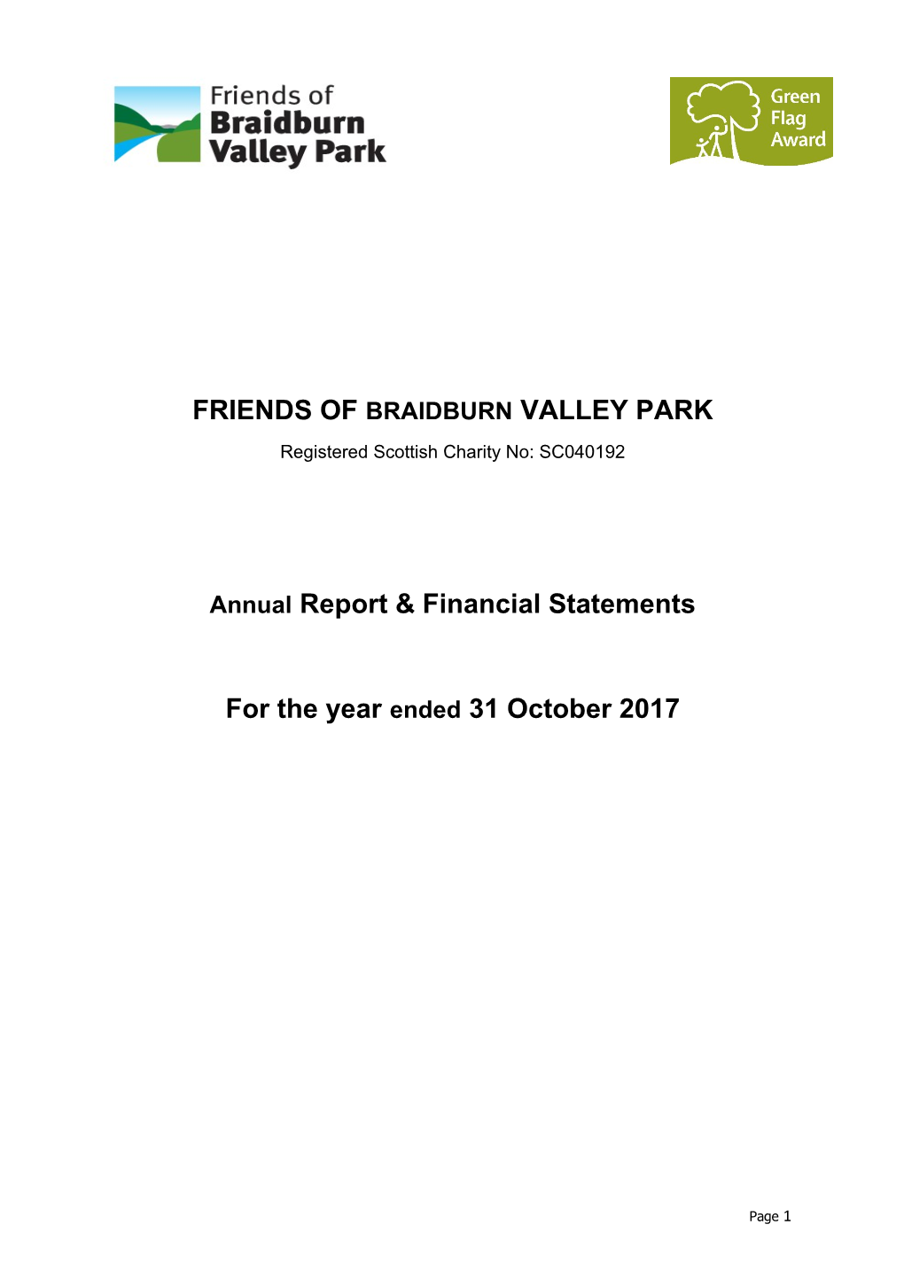 Friends of Braidburn Valley Park