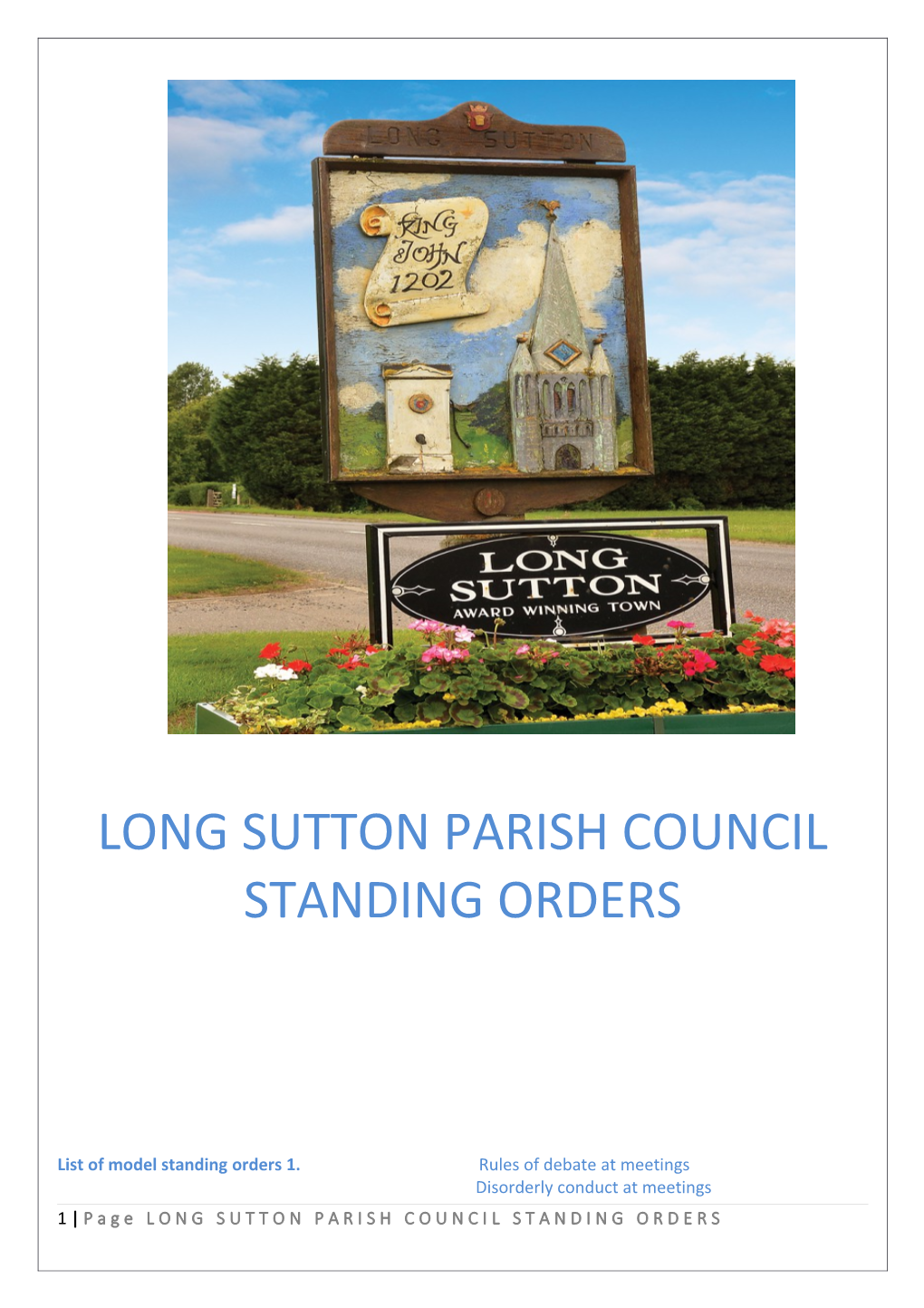 Long Sutton Parish Council