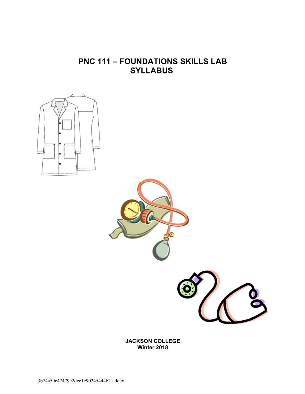 Pnc 111 Foundations Skills Lab