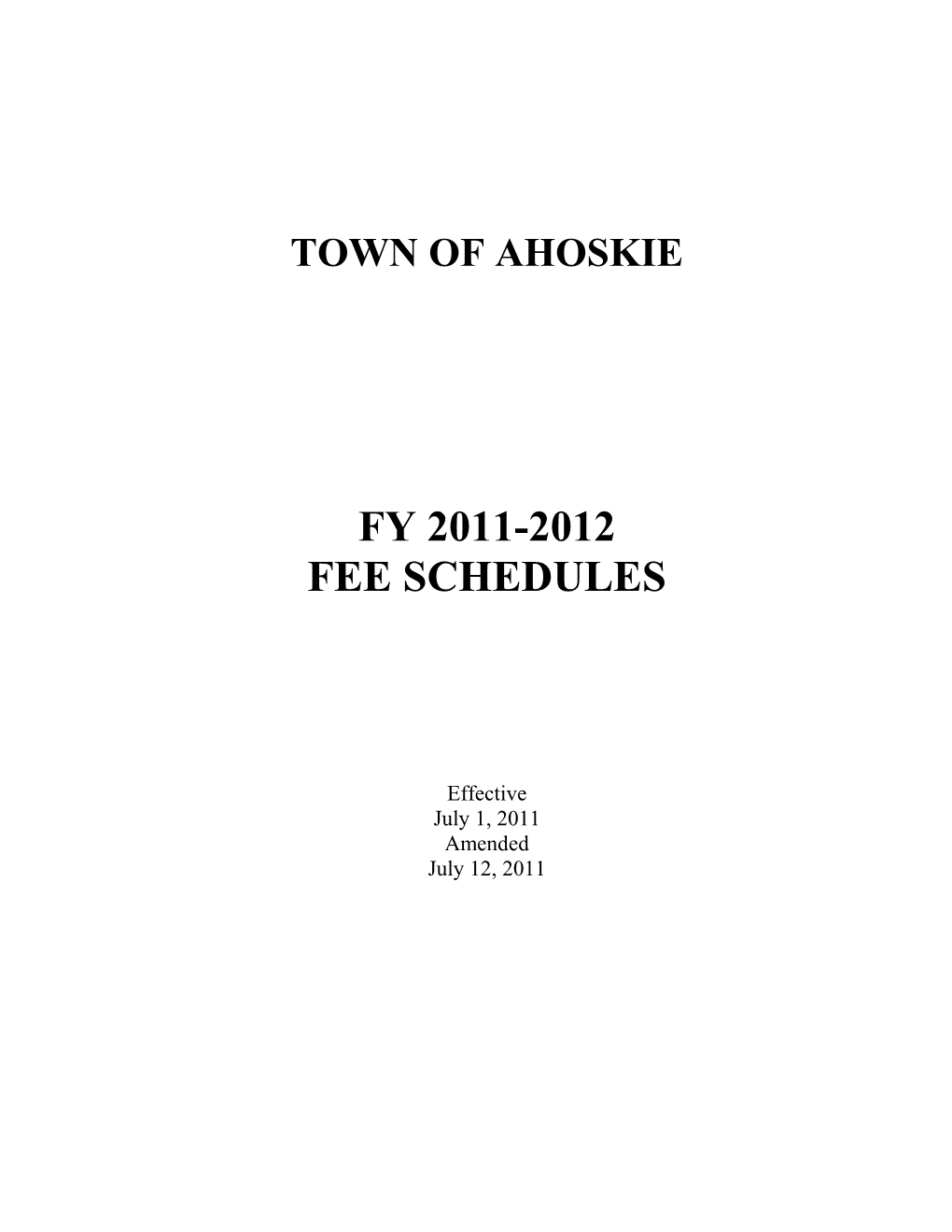 Town of Ahoskie