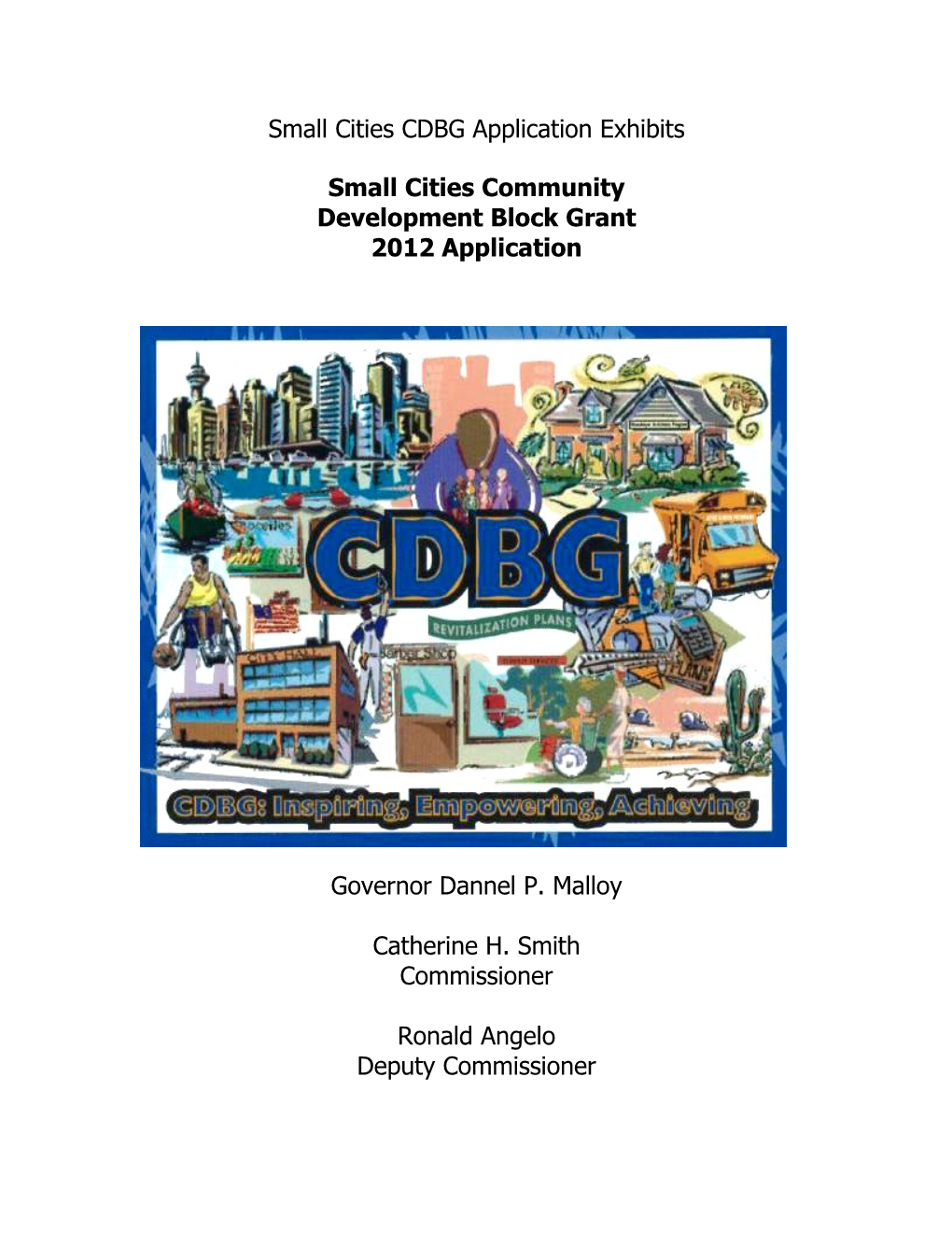 Small Cities CDBG Application Exhibits s1