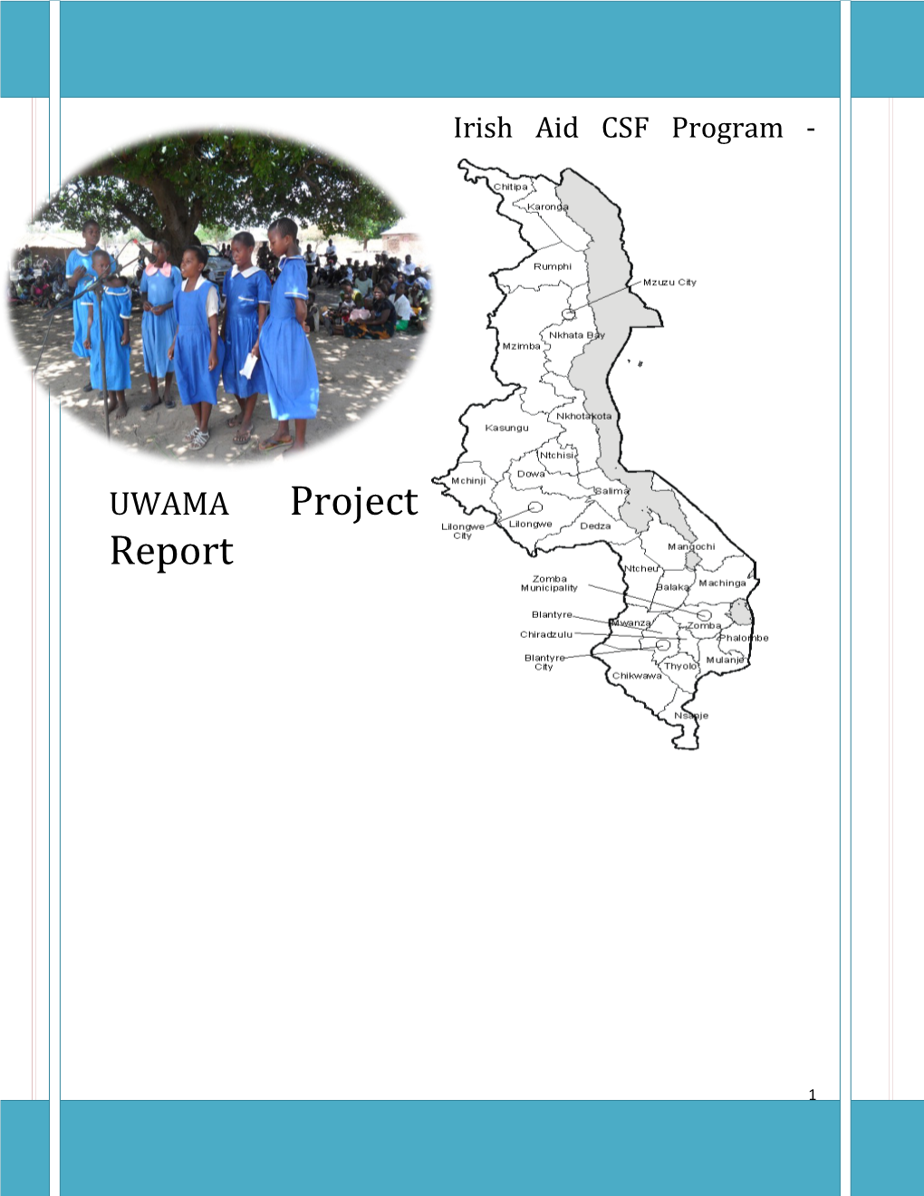 Irish Aid CSF Program - UWAMA Project Report