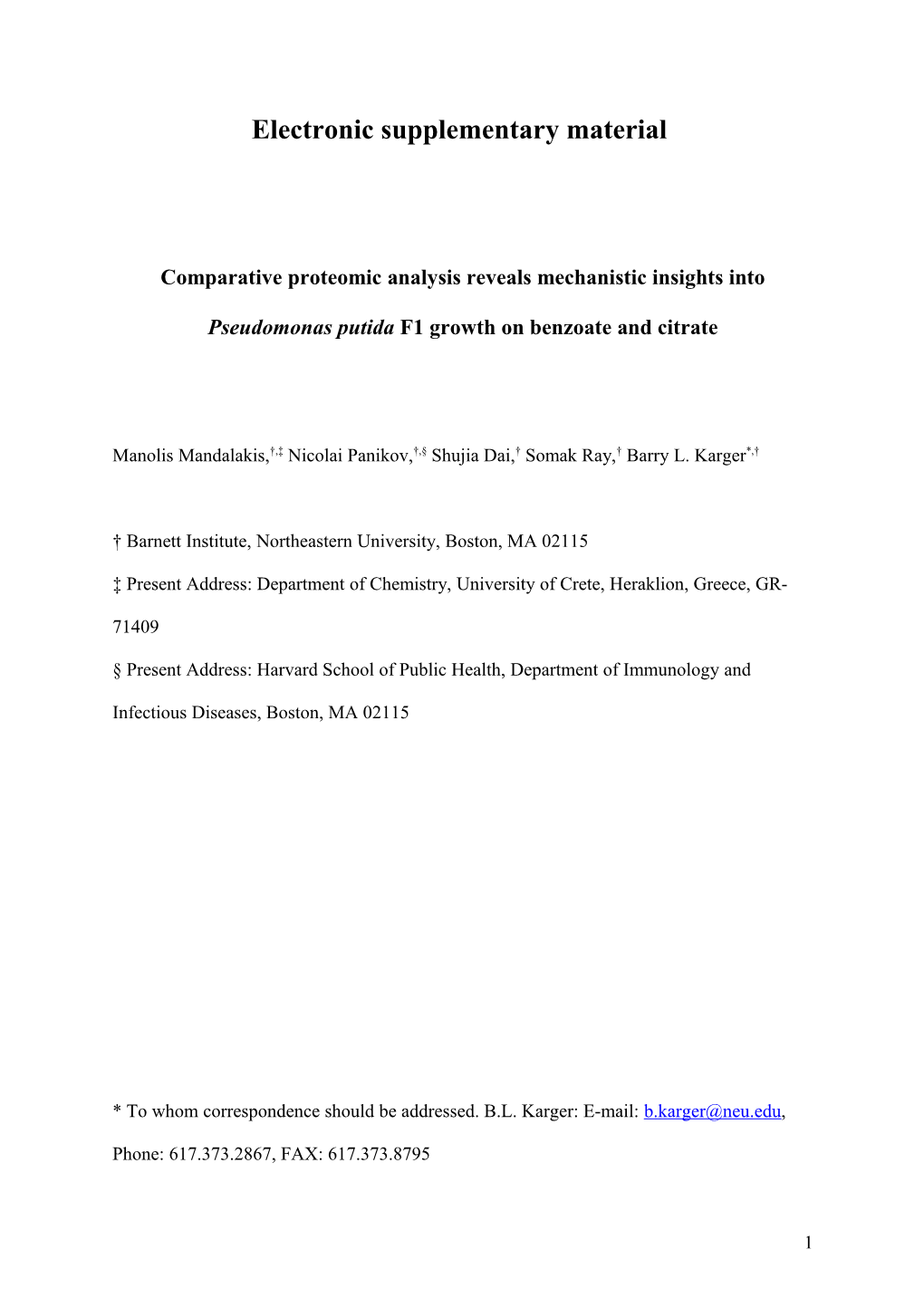 Protein Extraction and Peptide Labeling for Proteomic Analysis